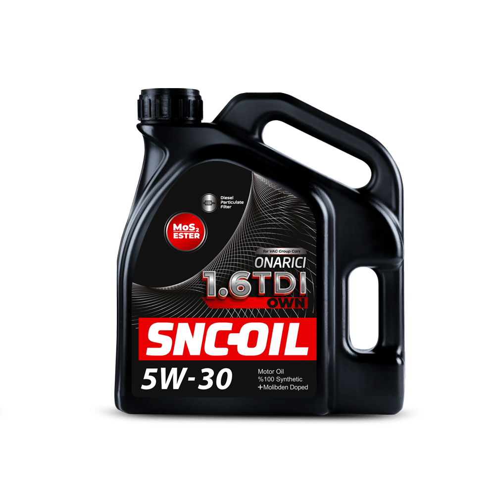 SNC OIL 1.6 TDI OWN ONARICI MOTOR YAĞI  (5 LİTRE)