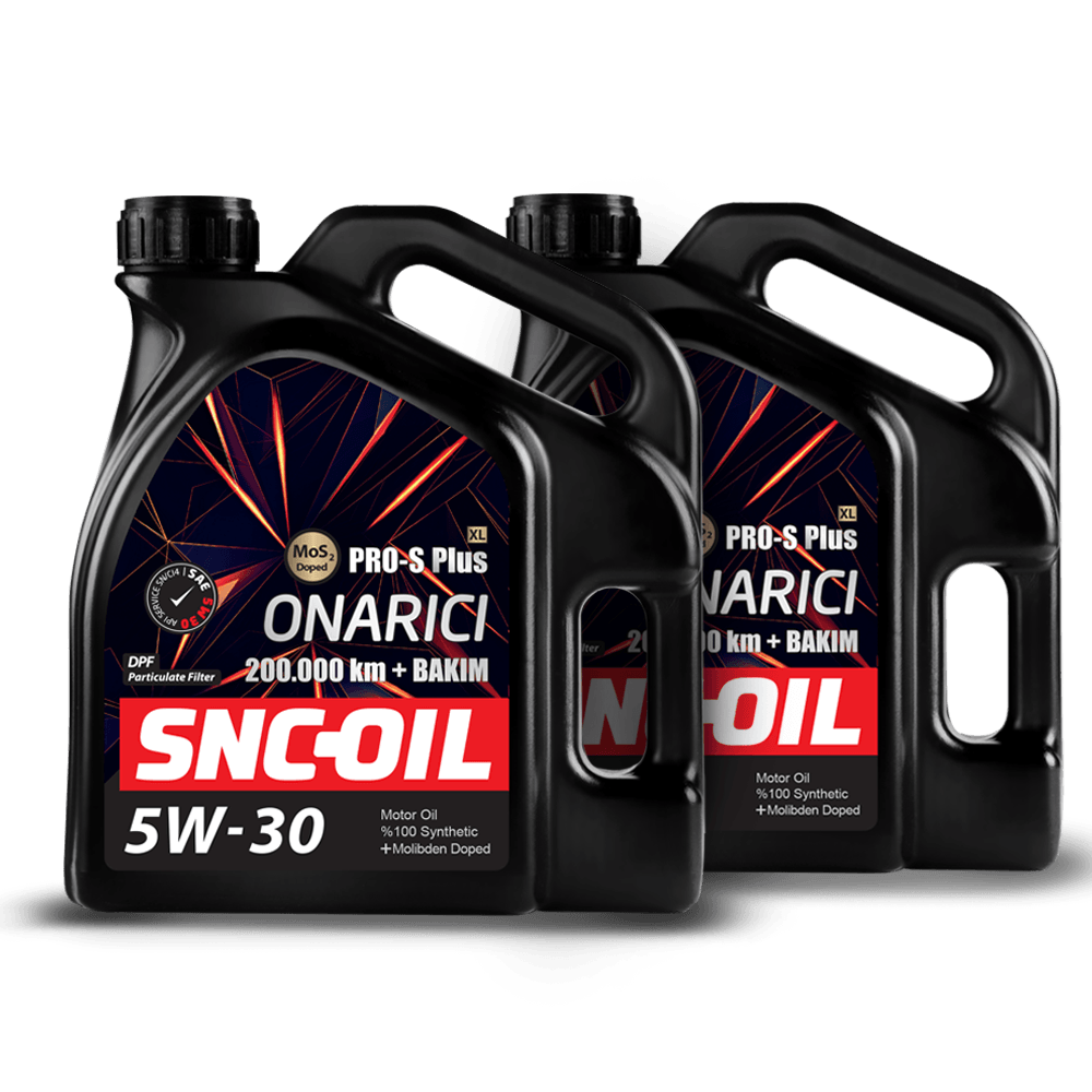 SNC-OIL 200.000 Km + Bakım Pro-S Plus XL Onarıcı 5W-30 Motor Yağı (4+4 Litre) 8 LİTRE