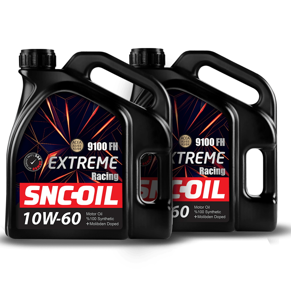 SNC- OIL 9100 FH Extreme Mos2 10W-60 Motor Yağı (4+4) 8 LİTRE