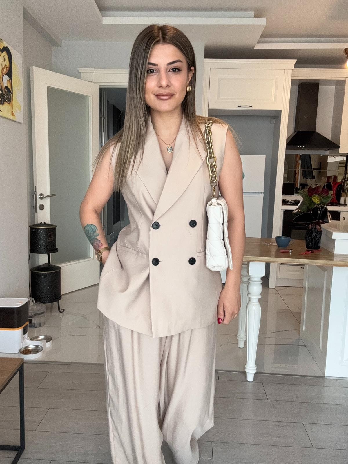 Premıum Yelek-Pantolon Takım