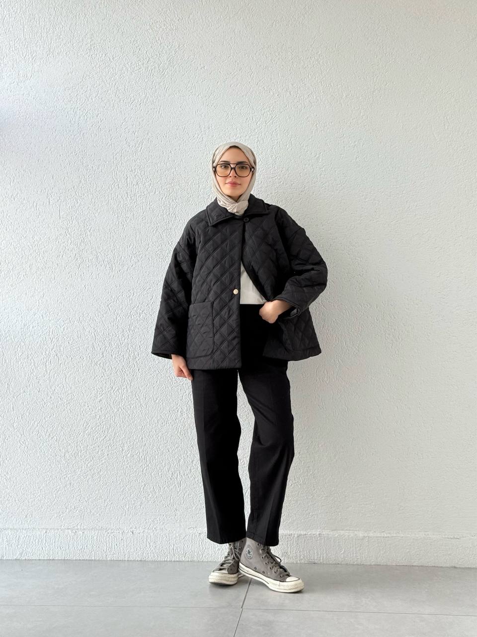 Seyyar Atkılı Kapitone Mont 250762