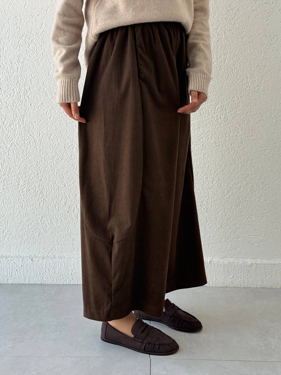 ZR Model Şalvar Kadife Pantolon NM