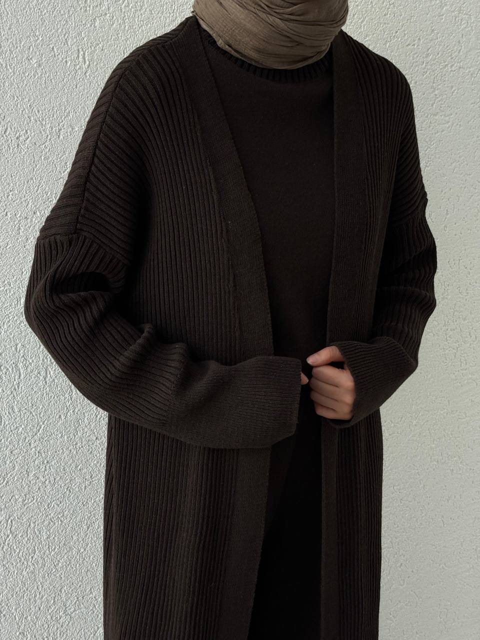 Üçlü Triko Takım T53 - Kahve