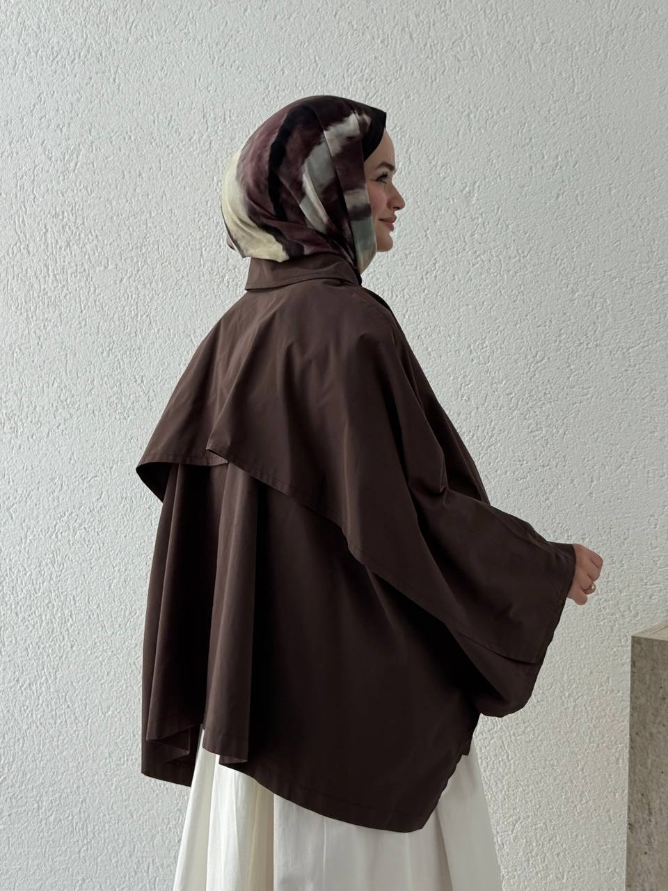 Pelerinli Panço Trençkot 7603