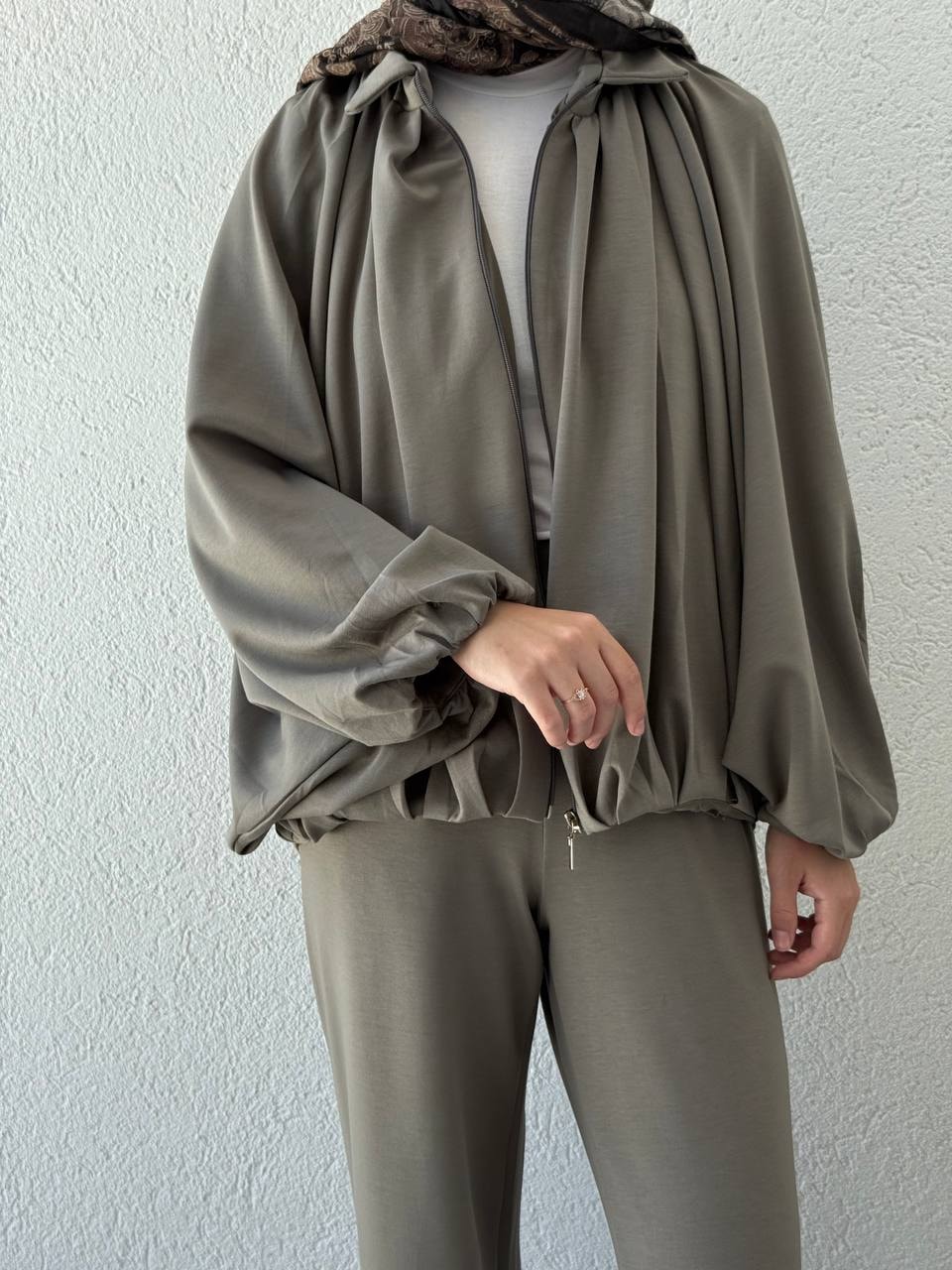 Modal Oysho Ceketli Oversize Takım 608 - Çağla Yeşili