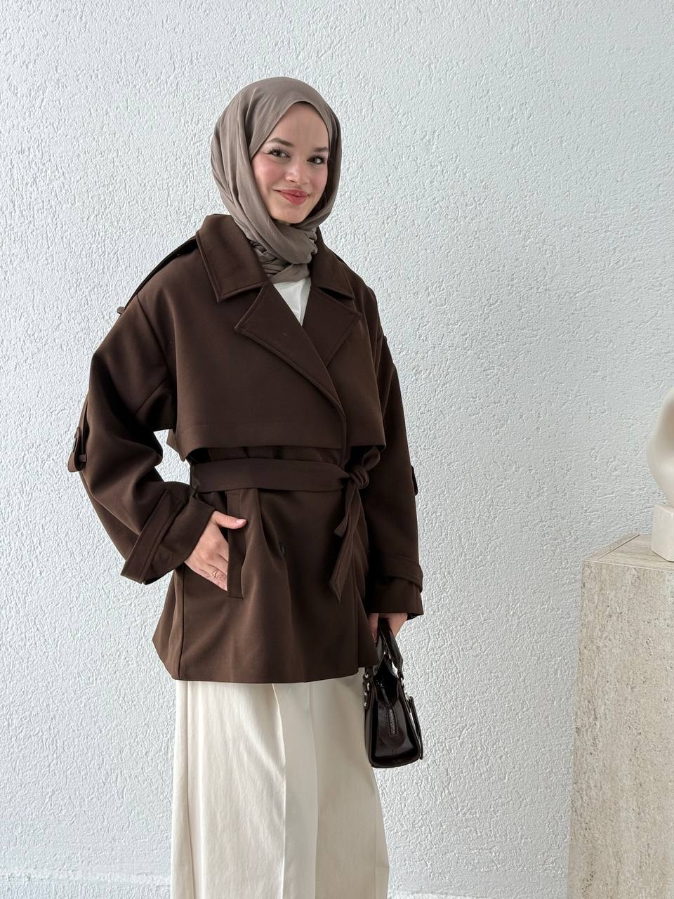 Double Krep Trençkot 9582 
