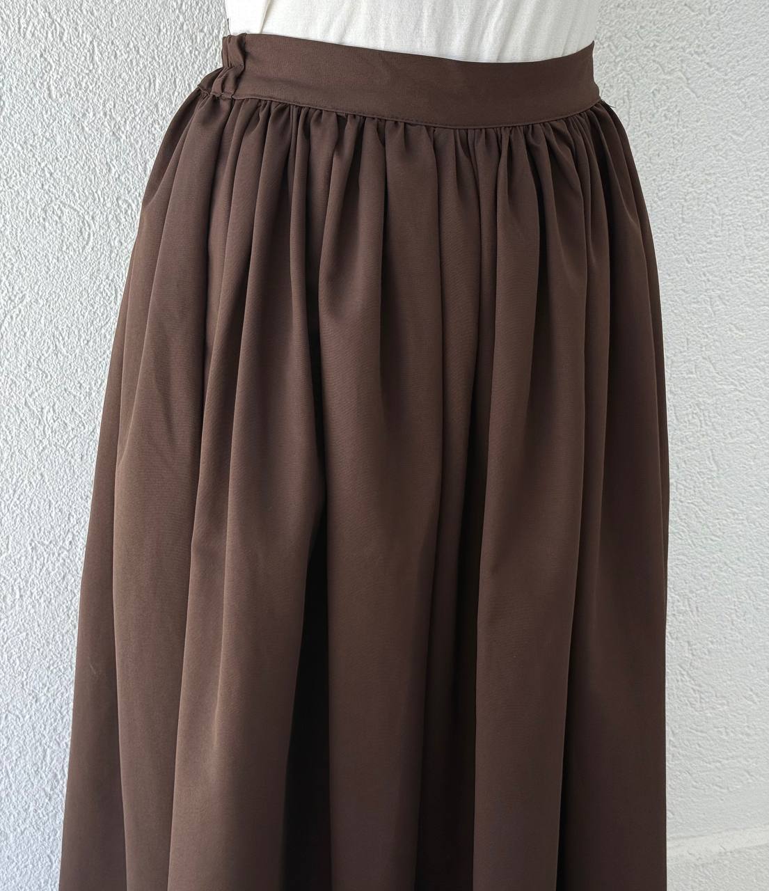 Gabardin Balon Etek 300 - Kahve