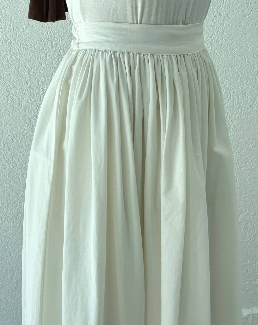 Gabardin Balon Etek 300 - Beyaz