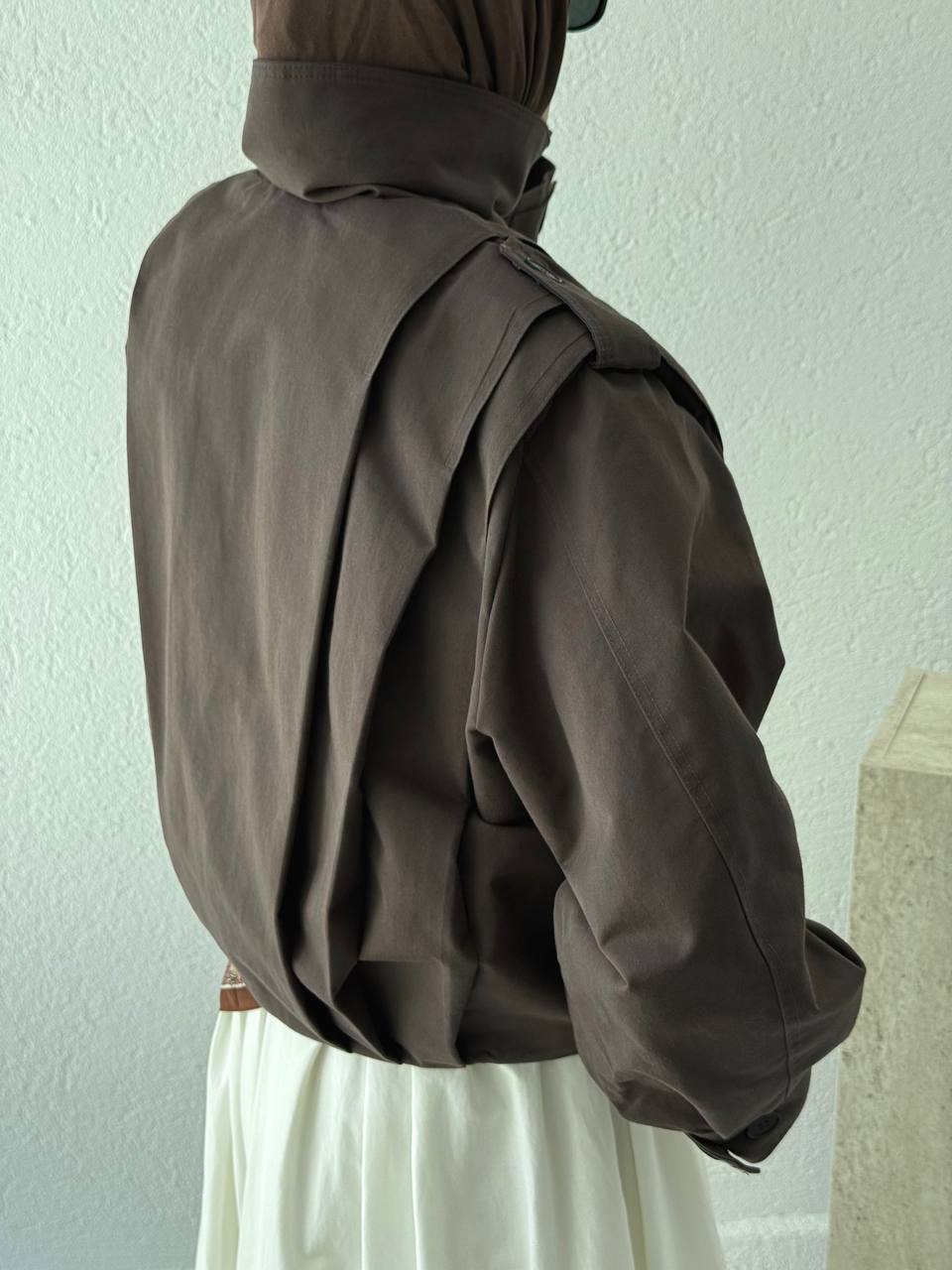 Pileli Bamber Ceket 0545 - Kahve