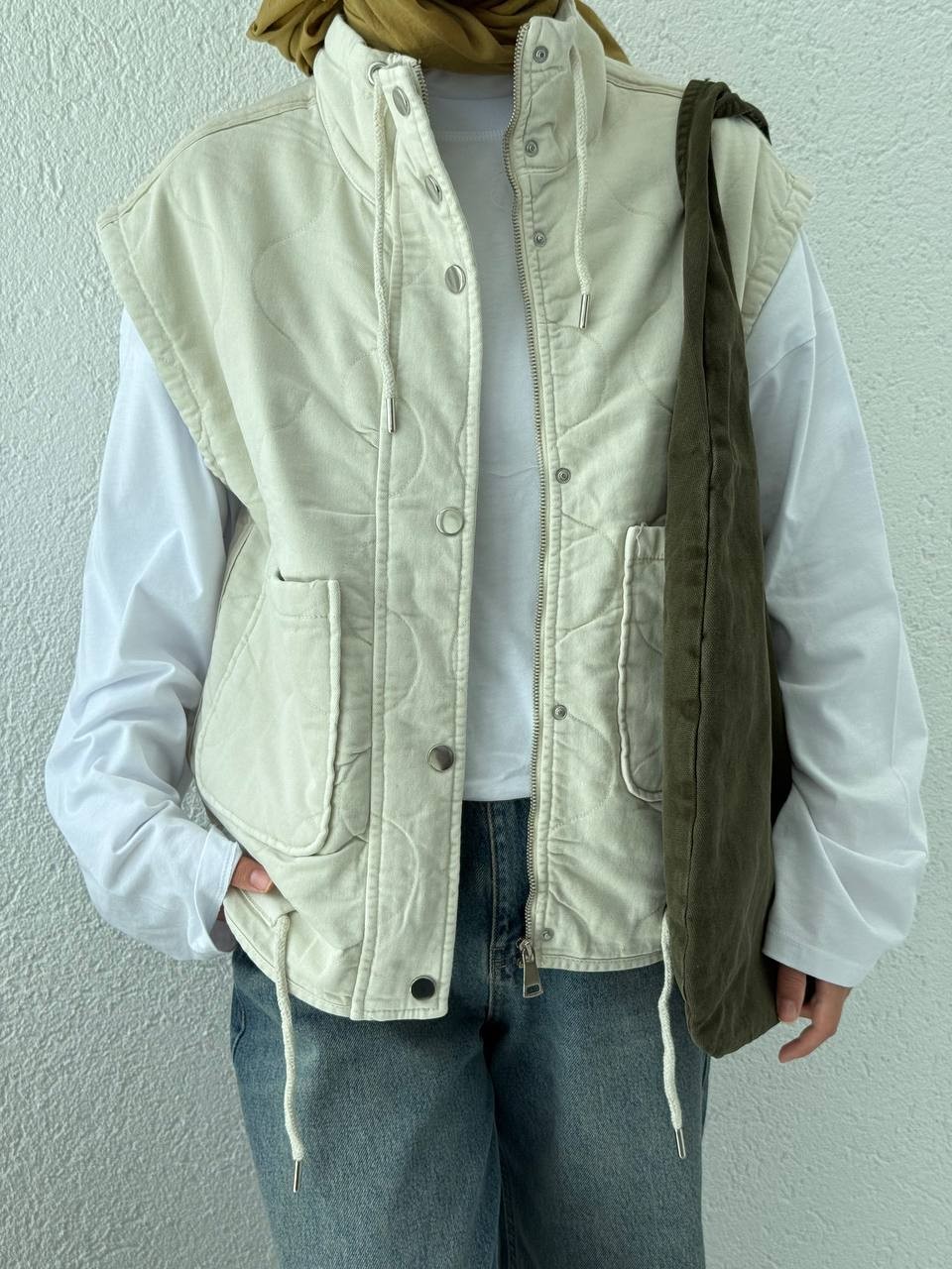 Kapitone Dolgulu Yelek 9506 