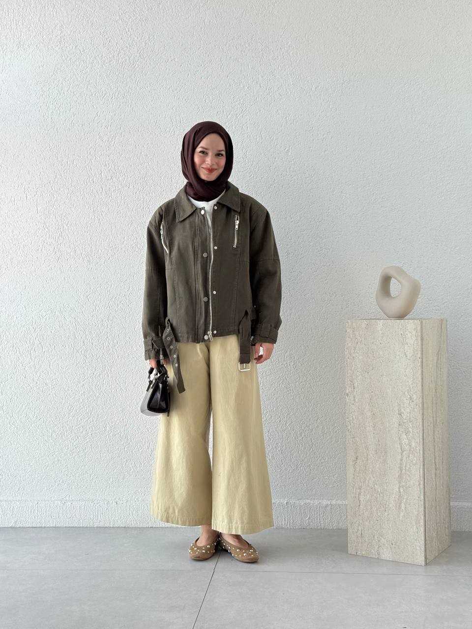 Gabardin Vatkalı Bamber Ceket NM