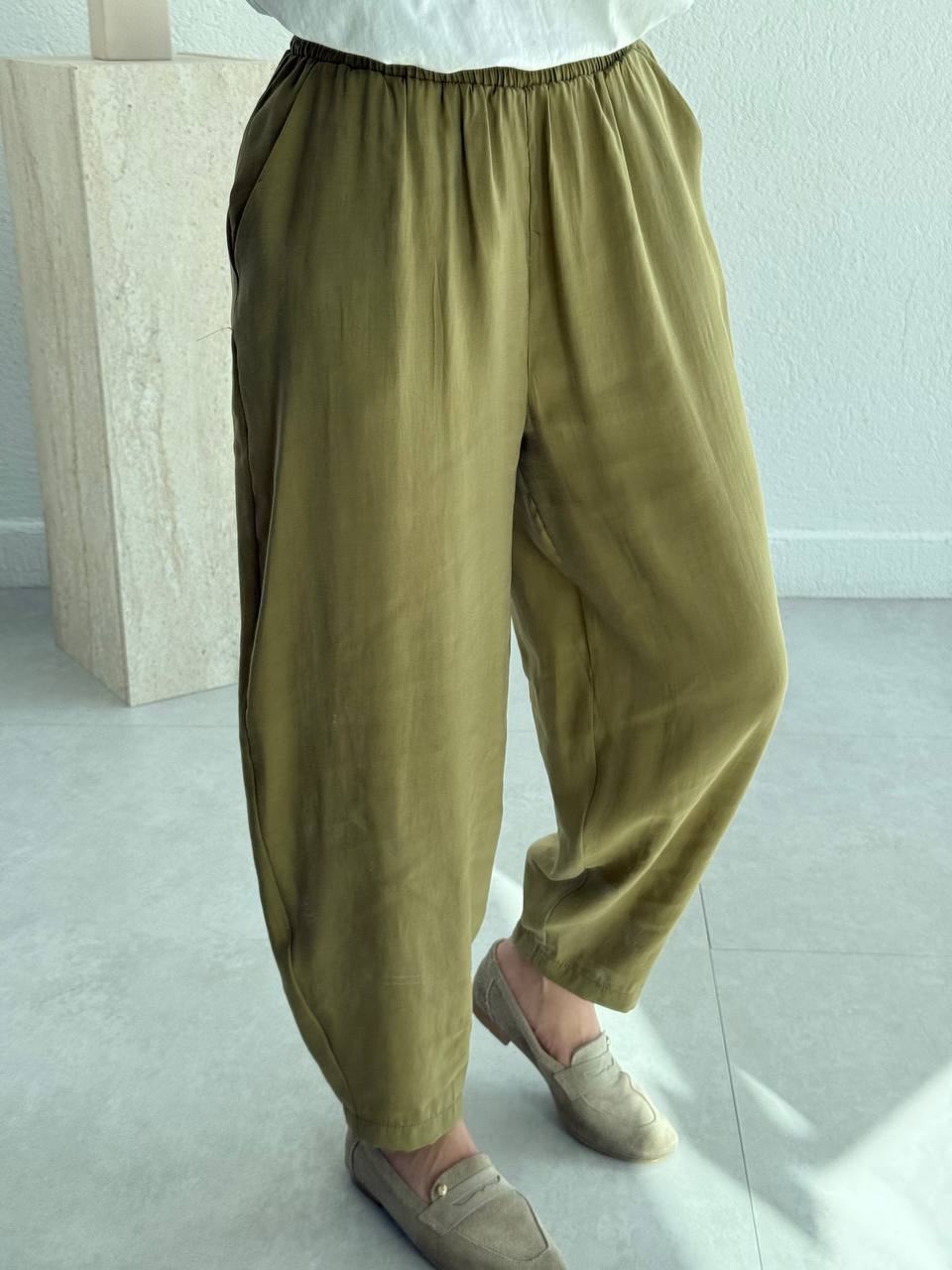 Modal Şalvar Model Takım 8561 - Yeşil