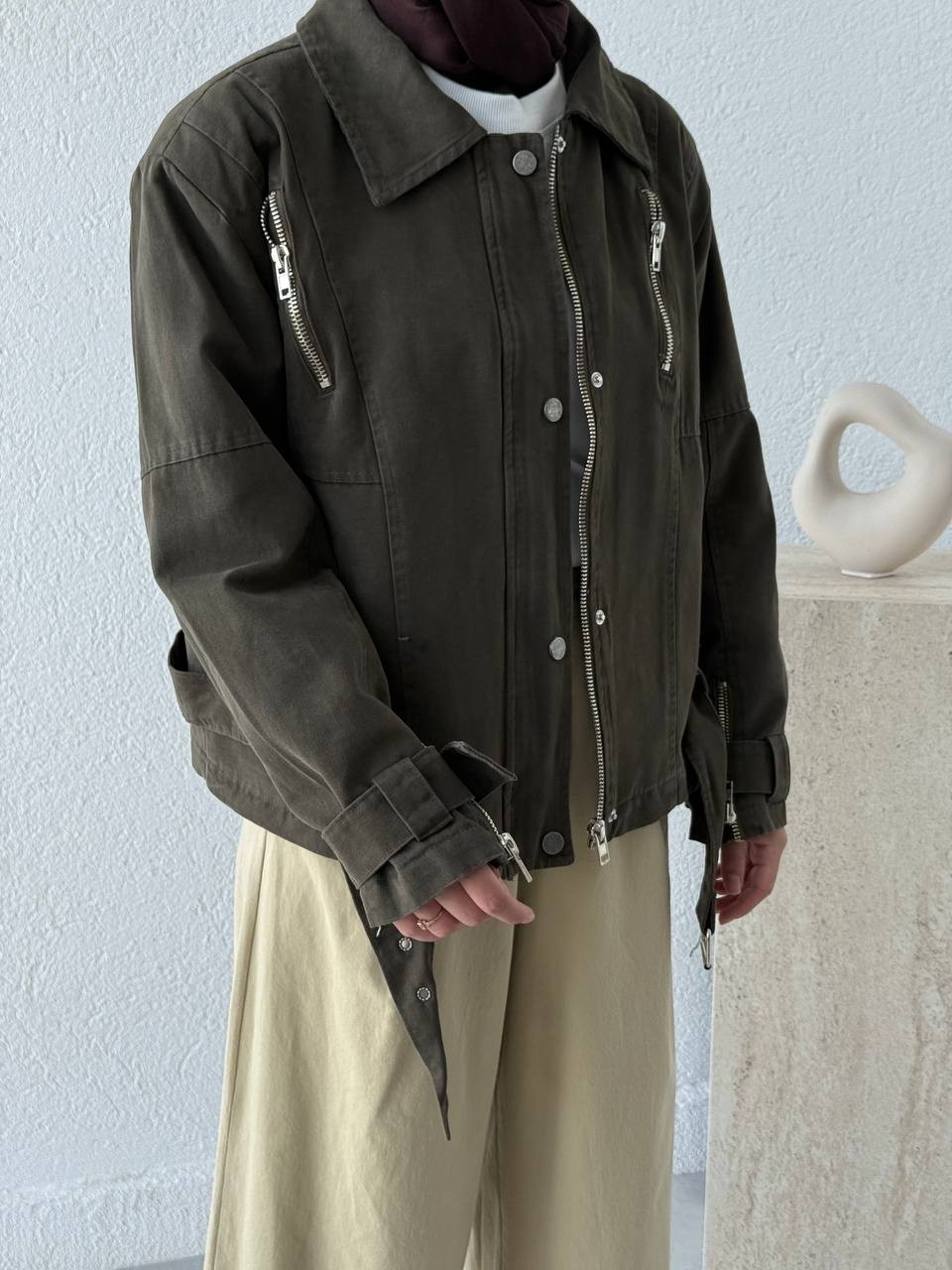 Gabardin Vatkalı Bamber Ceket NM