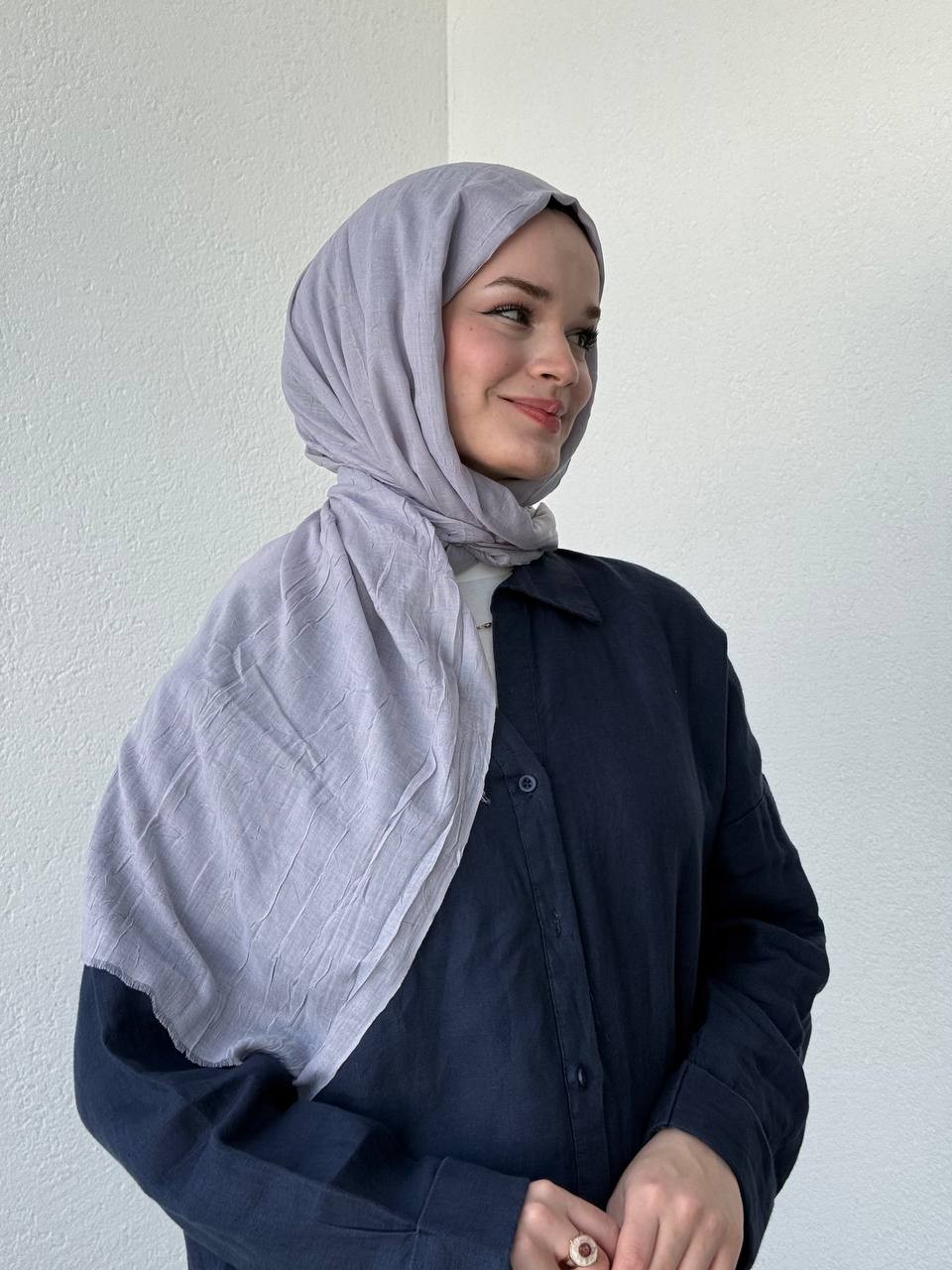Bambu Şal - Gri