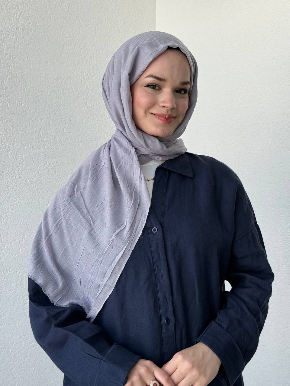 Bambu Şal - Gri