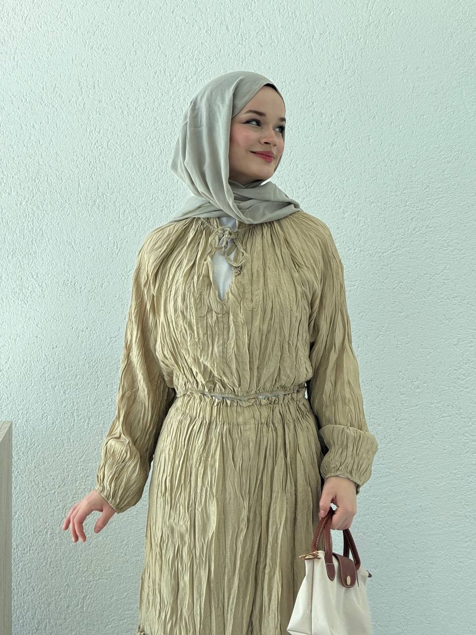 KraşHm Model Etekli Takım 4096 - Çağla Yeşili