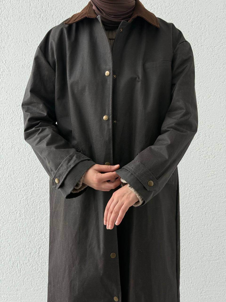 Barbour Kadife Yaka B Kalite Trenç FL 250605