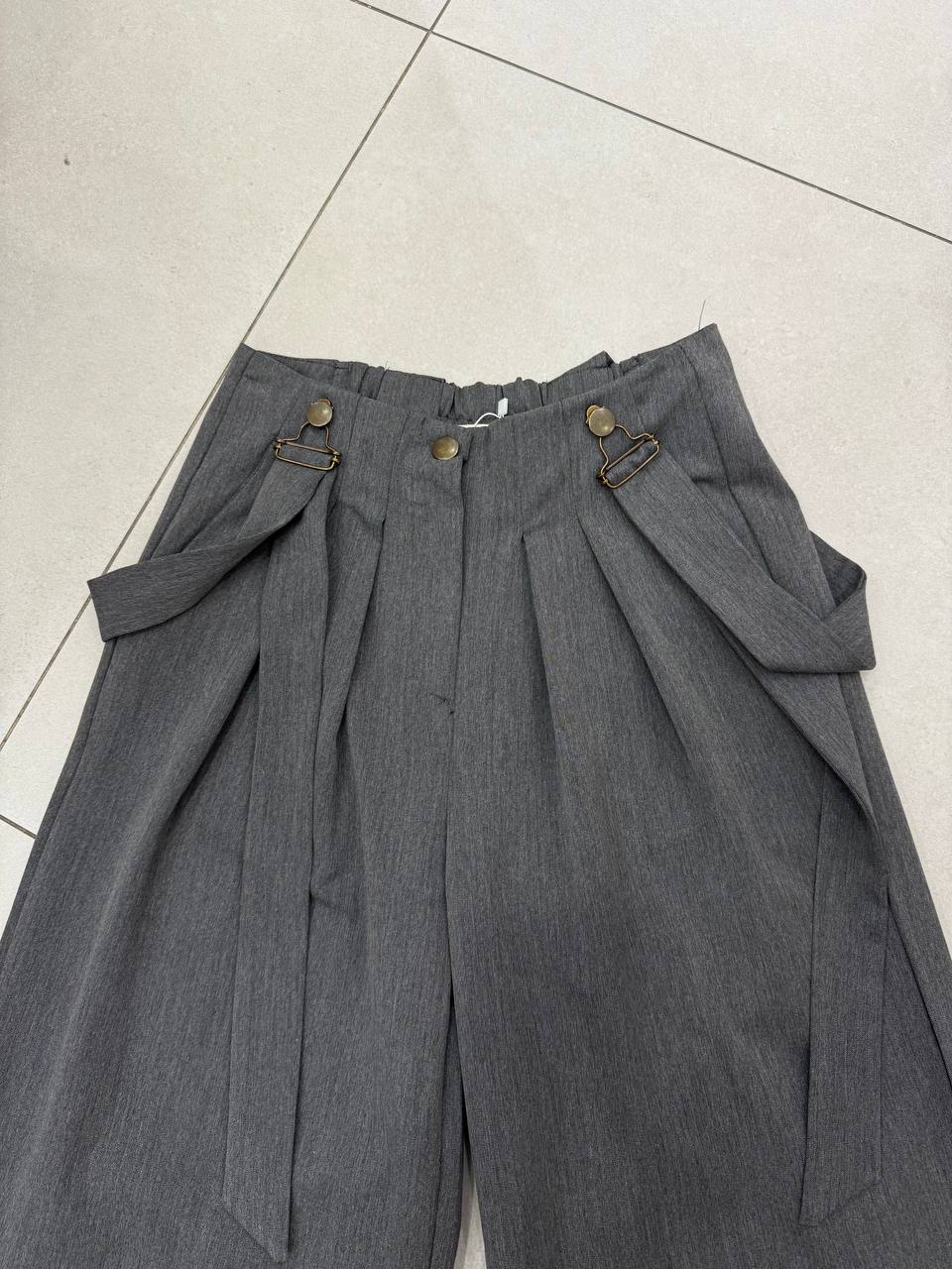Slopet Poliviskon Kumaş Pantolon  - Gri