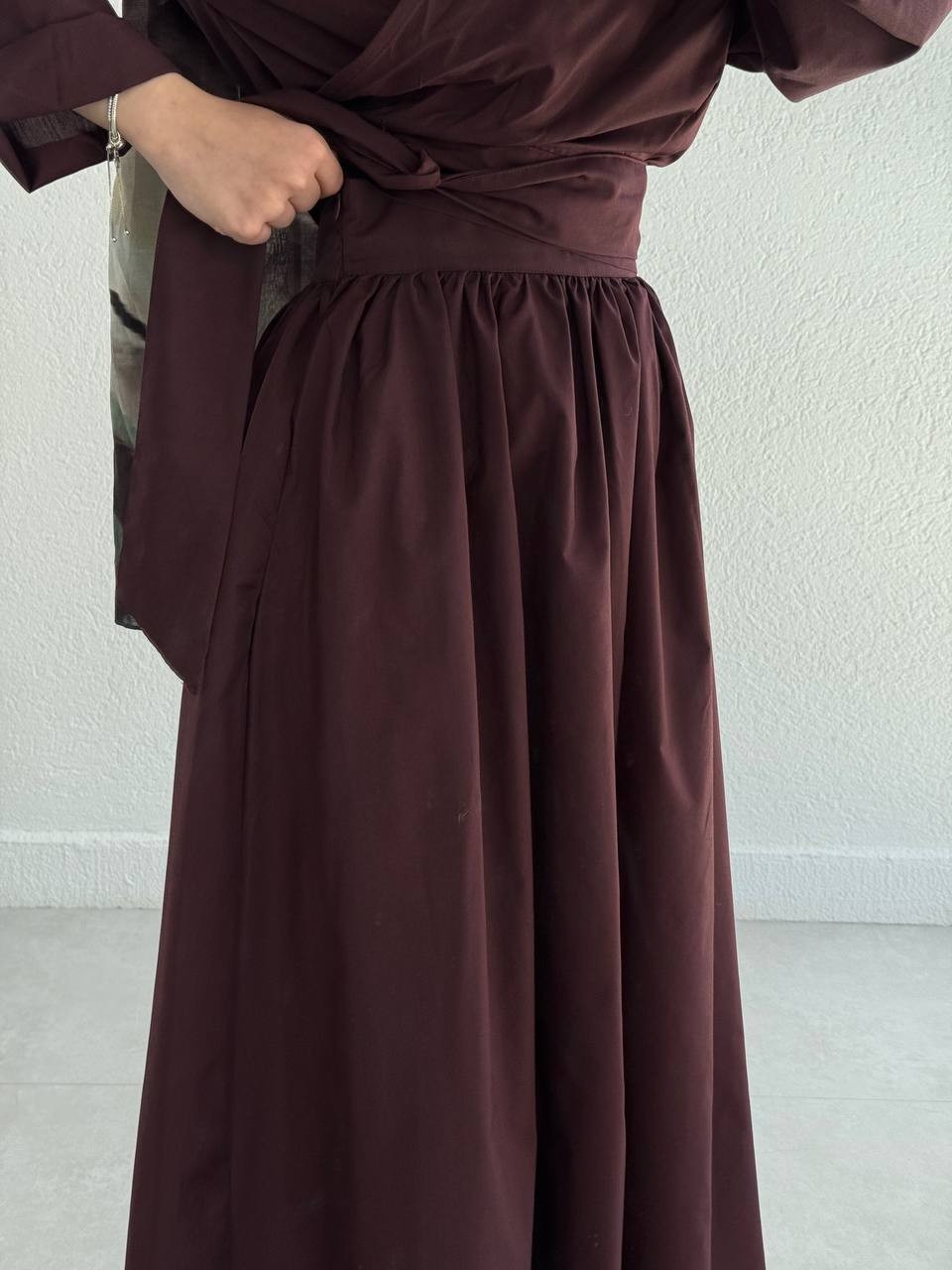 Belden Dolamalı Etekli Takım