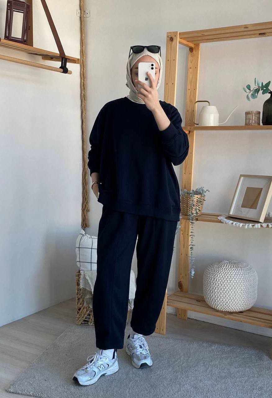 Premium Üç İplik Şardonsuz Sweat Takım