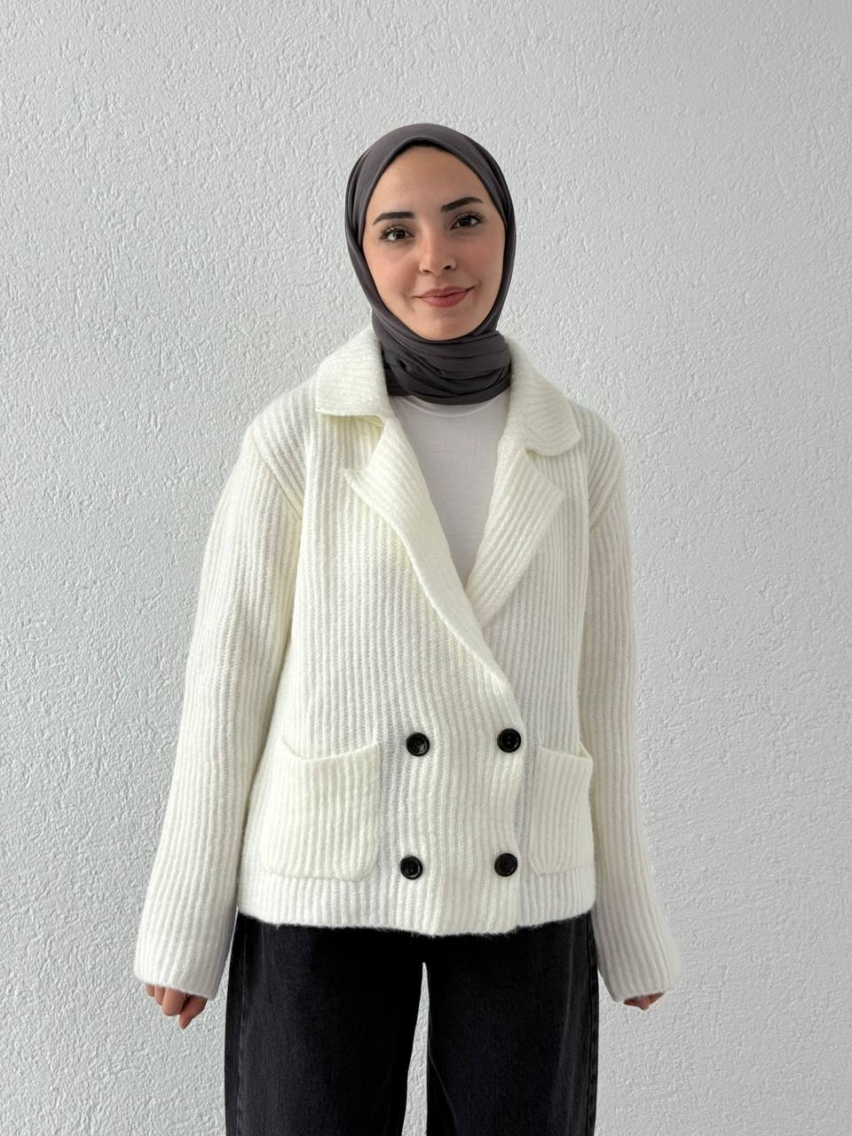 Dört Düğmeli Massimo Model Ceket- Hırka