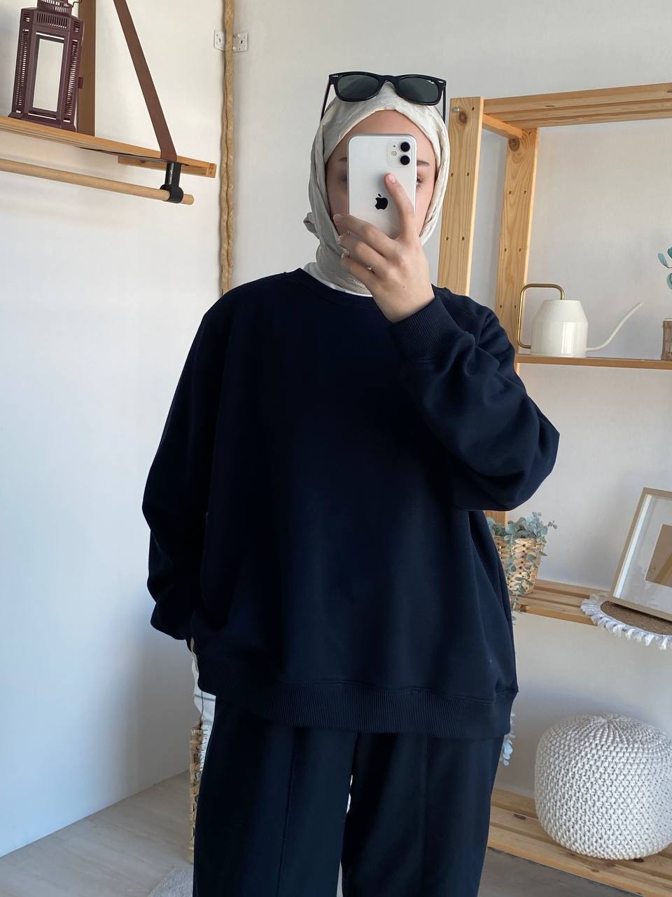 Premium Üç İplik Şardonsuz Sweat Takım