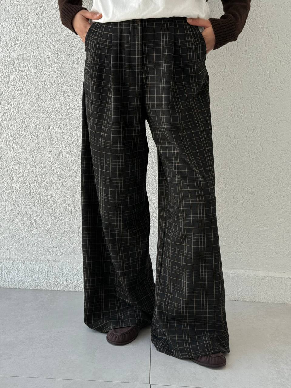 Ekose Palazzo Pantolon 1596