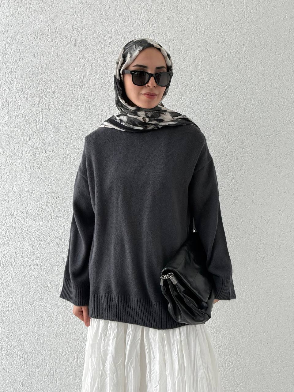 Balıkçı Yaka Basic Kazak qs079