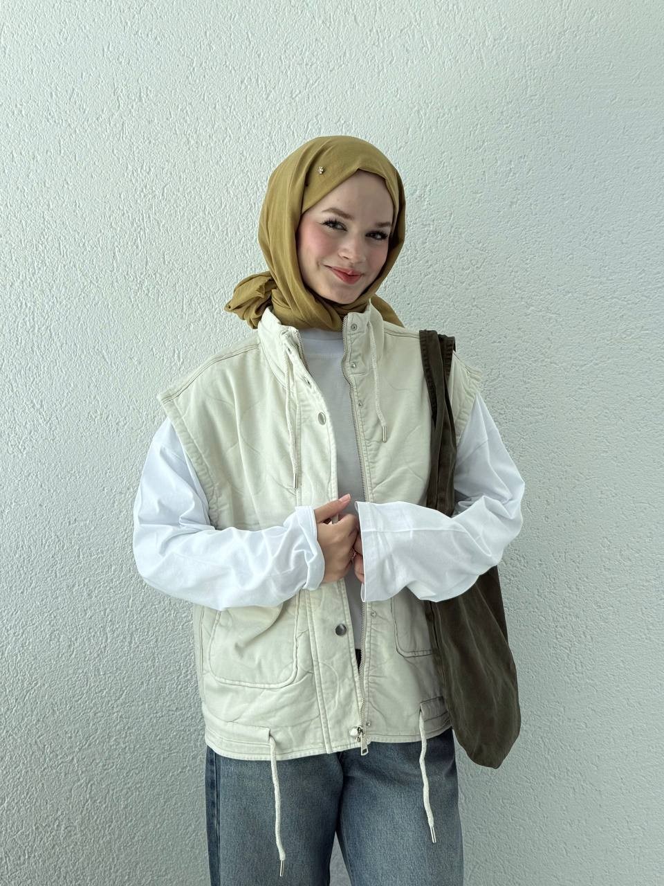 Kapitone Dolgulu Yelek 9506 
