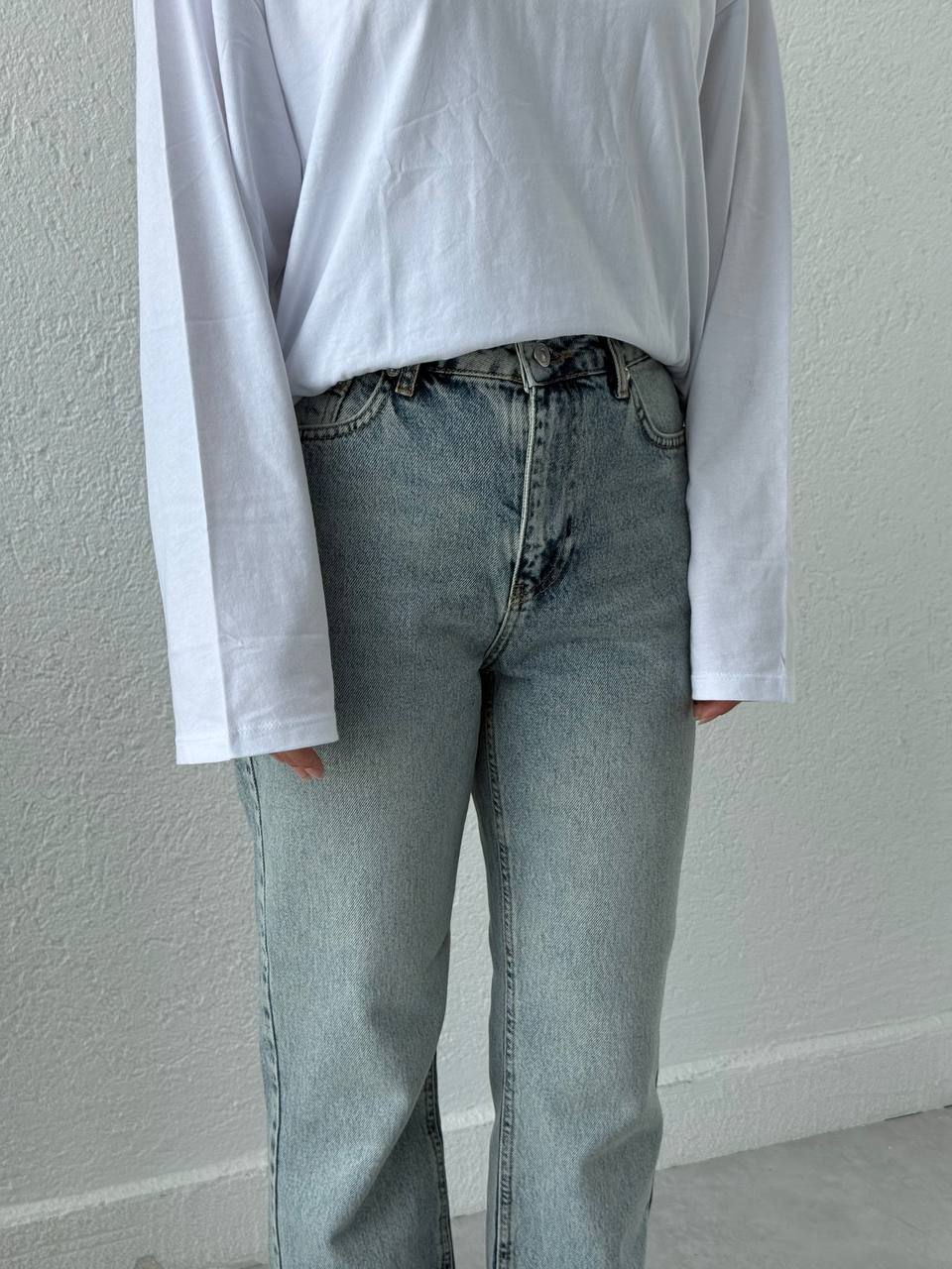 Zara Model Paça Kesik Kısa Kot Pantolon - Uçuk Mavi