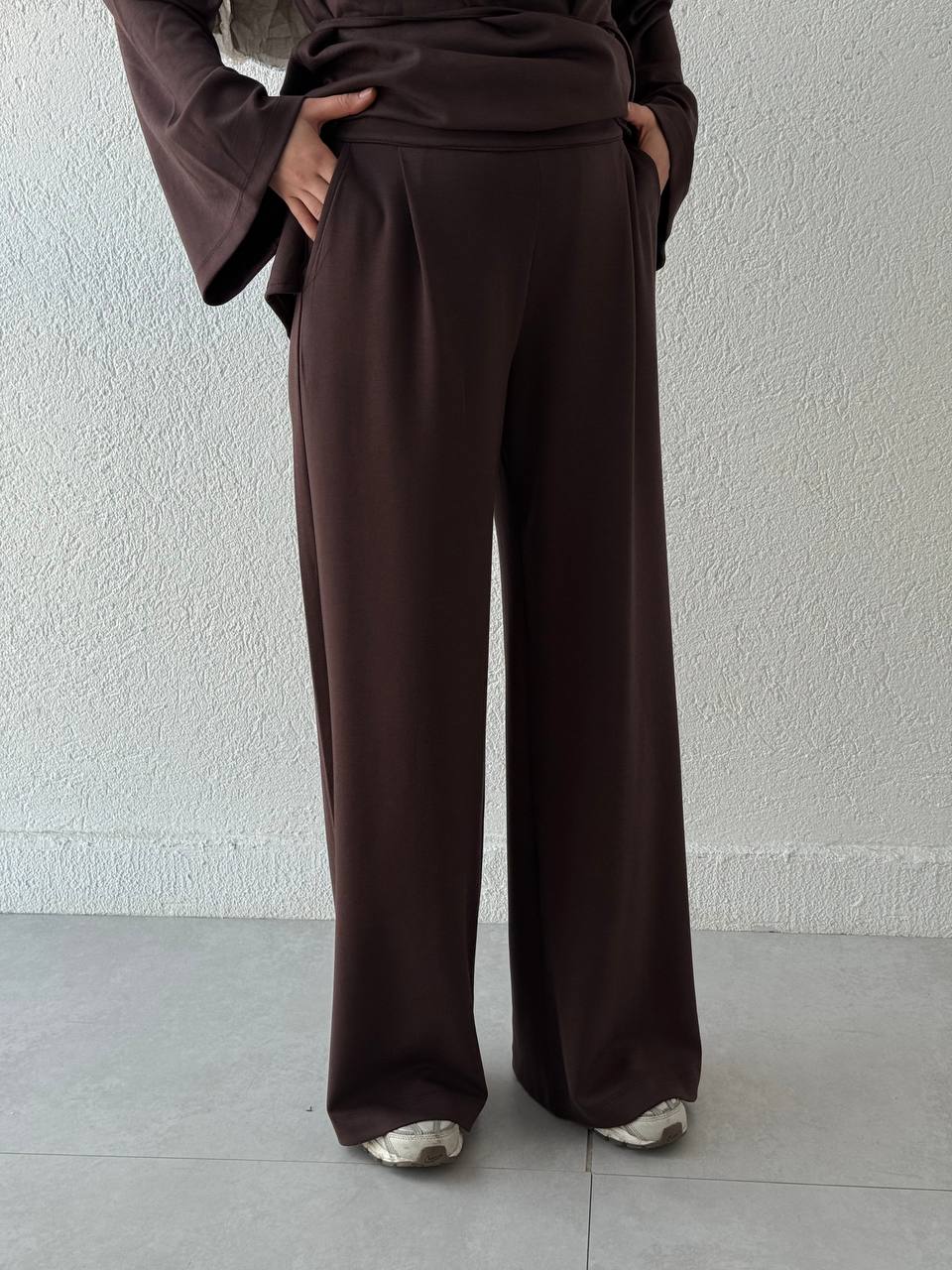 Asimetrik Kesim Oysho Modal Takım 601 - Kahve