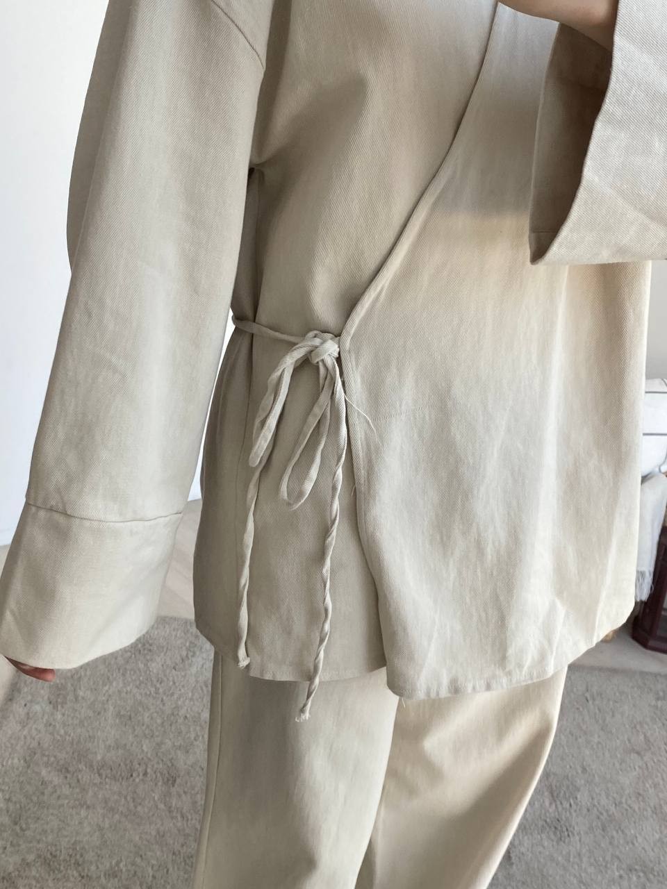 Gabardin Kimono Takım 8629