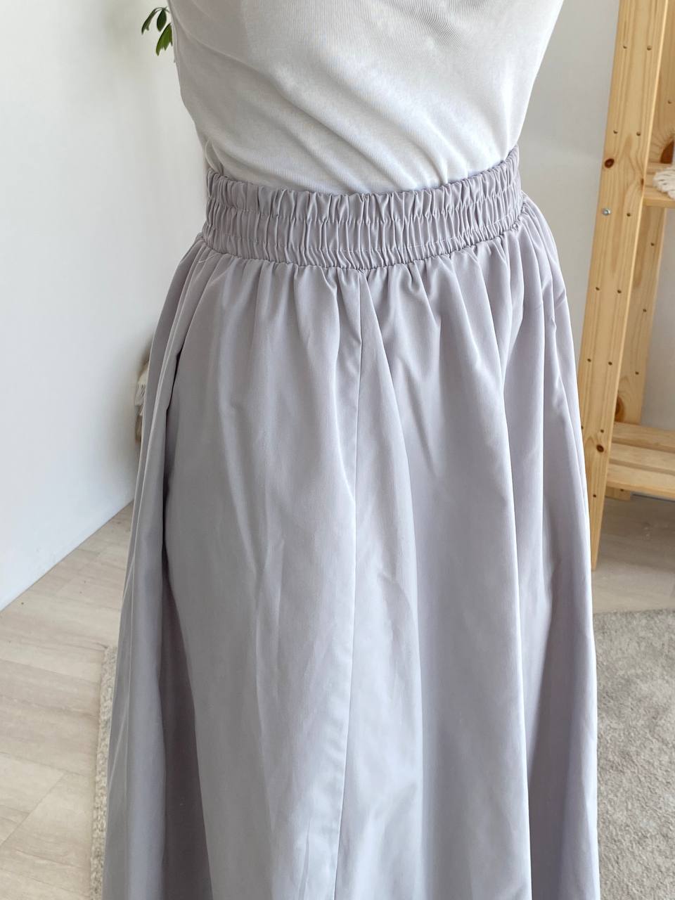 Poplin Etek 5017 - Gri