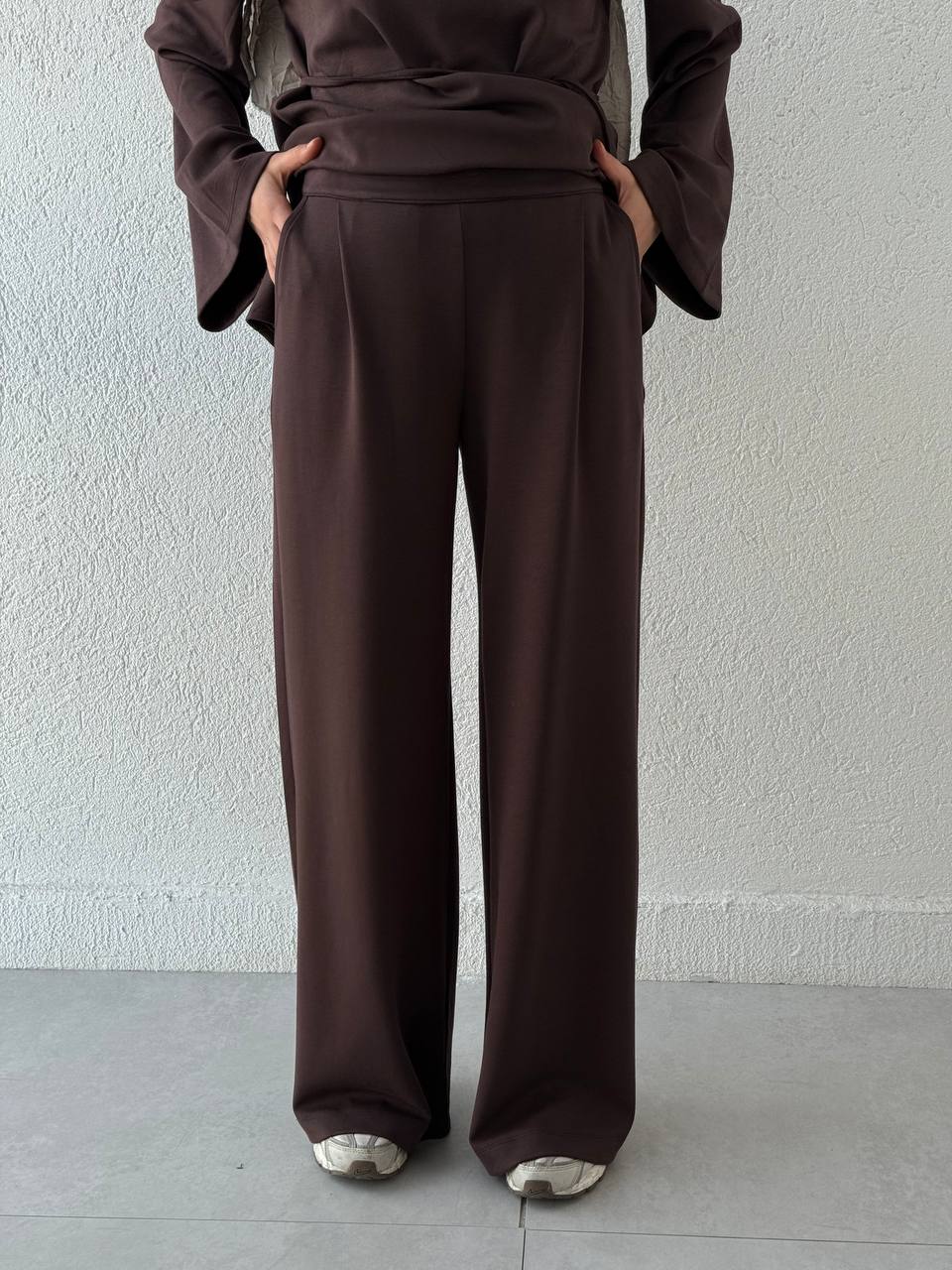 Asimetrik Kesim Oysho Modal Takım 601 - Kahve