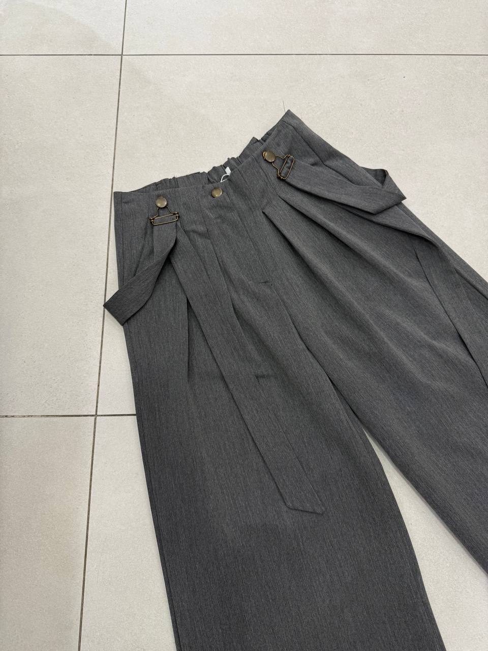 Slopet Poliviskon Kumaş Pantolon  - Gri