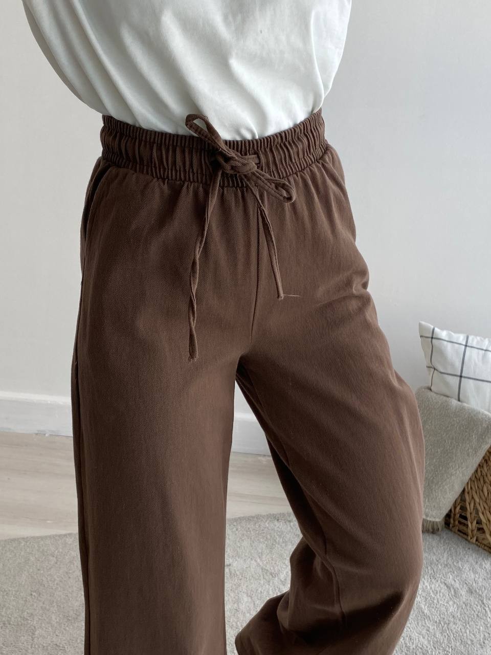 Gabardin Kimono Takım 8629 - Kahve