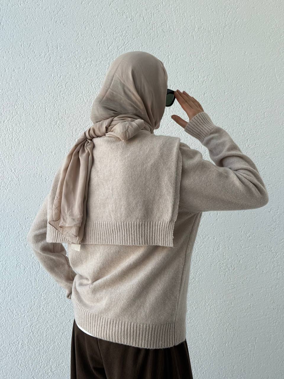 Atkılı Kısa Kazak NM - Vizon