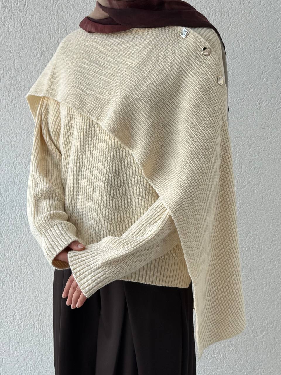 Atkısı Delikli Seyyar Triko Kazak 250670