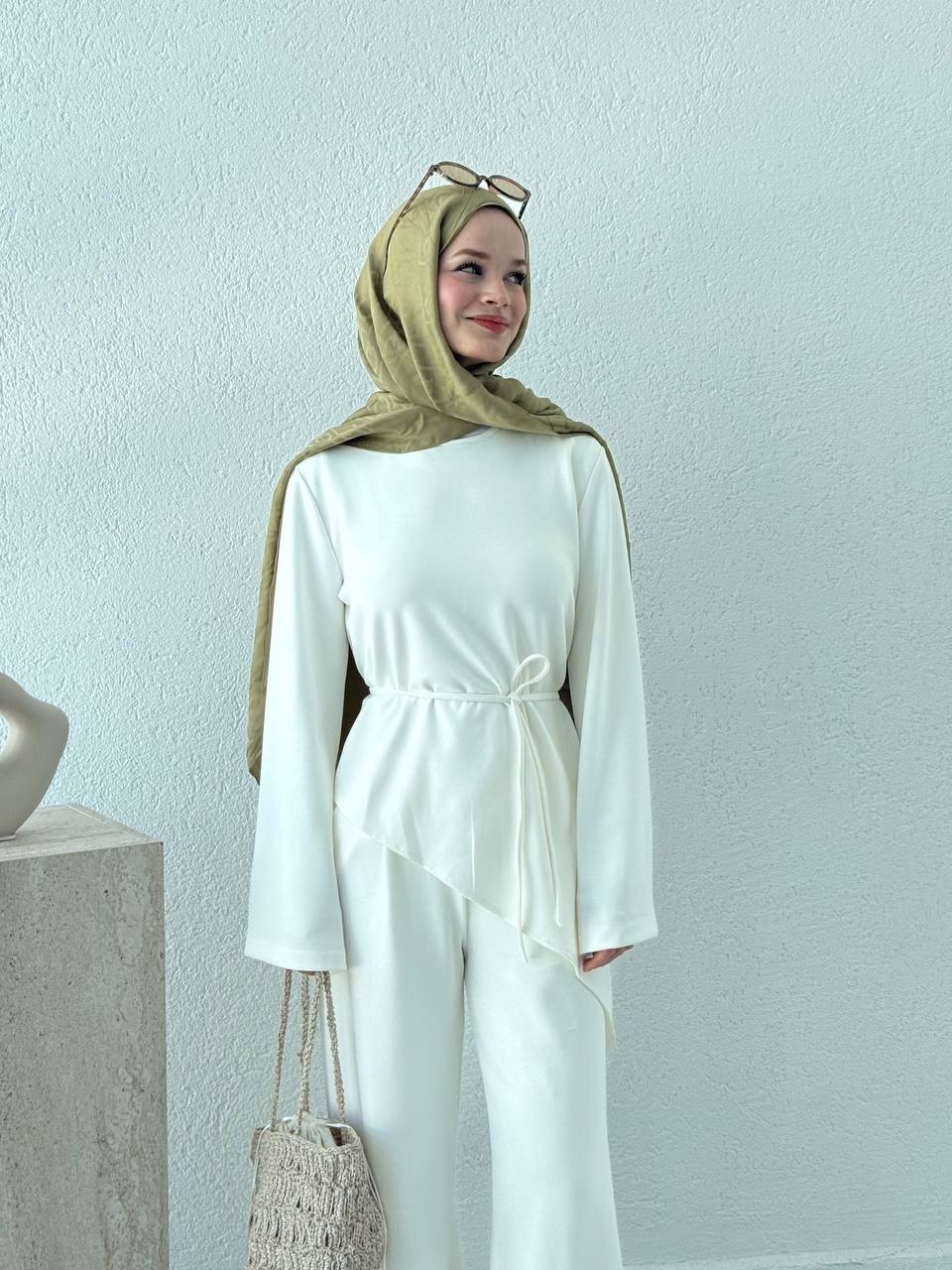 Asimetrik Kesim Oysho Modal Takım 601