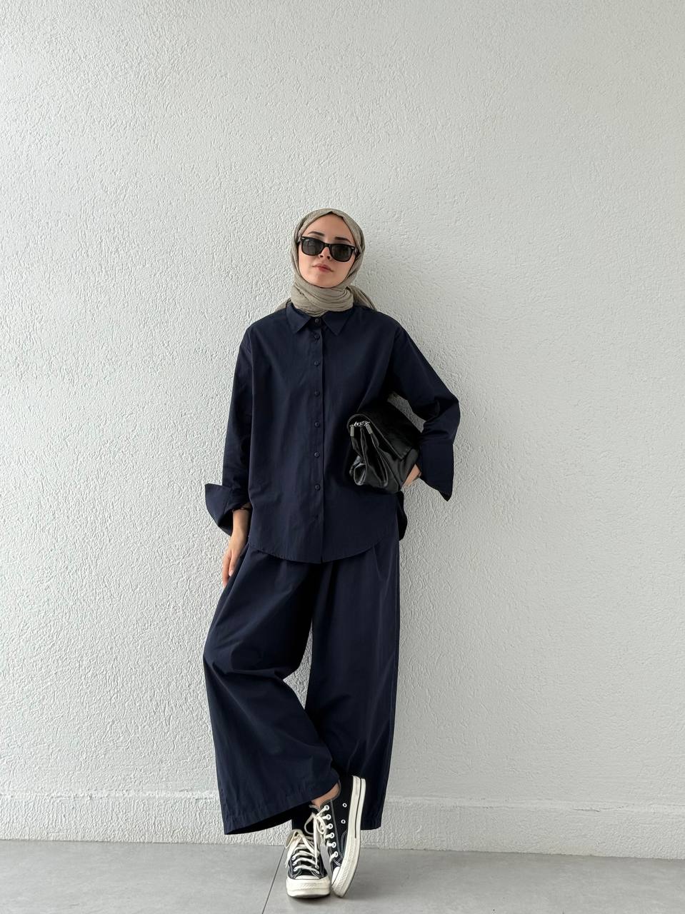 Poplin Etek Pantolonlu Takım 51005 