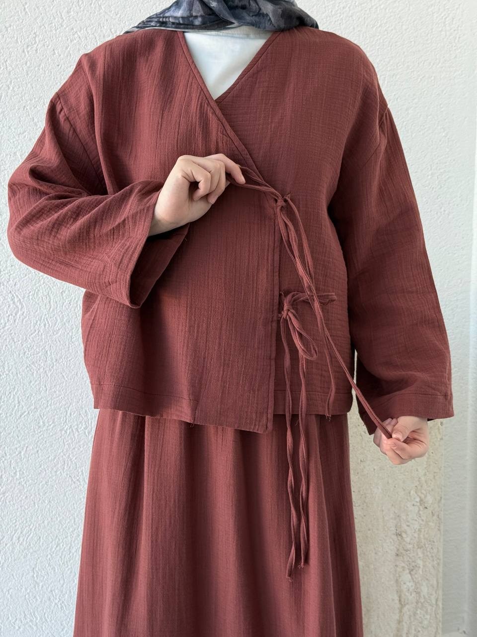 Muslin Etekli Takım 8717