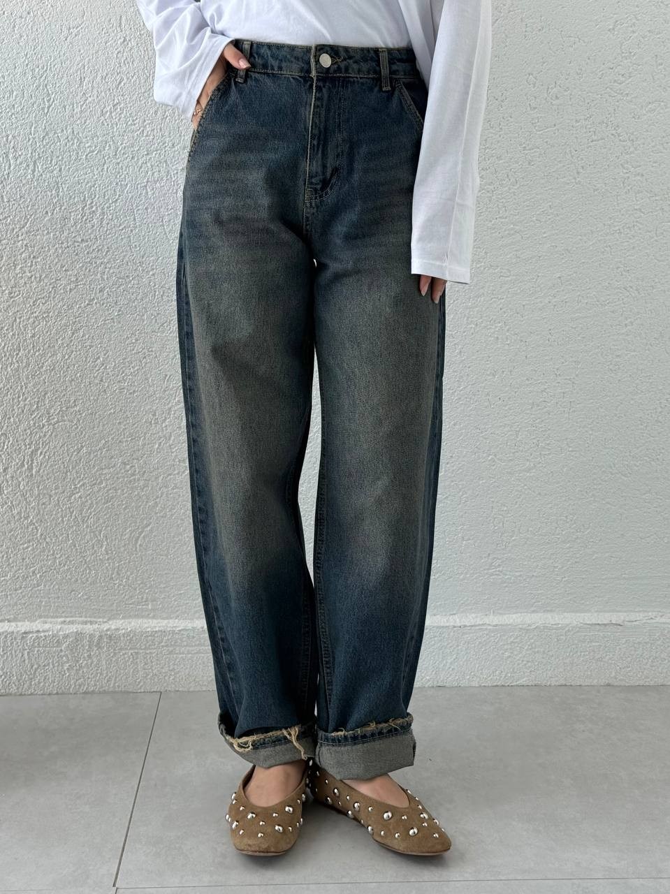 Dnm Balon Pantolon 934 -1158 - Koyu Mavi