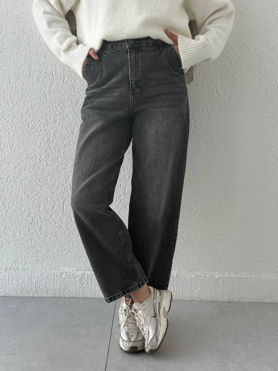 Pamuk Bagy Kot Pantolon 3001 - Gri