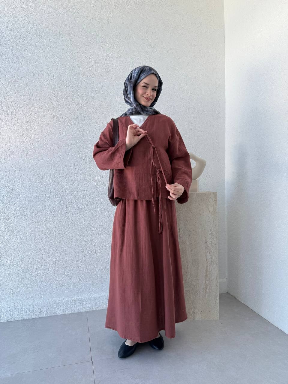 Muslin Etekli Takım 8717