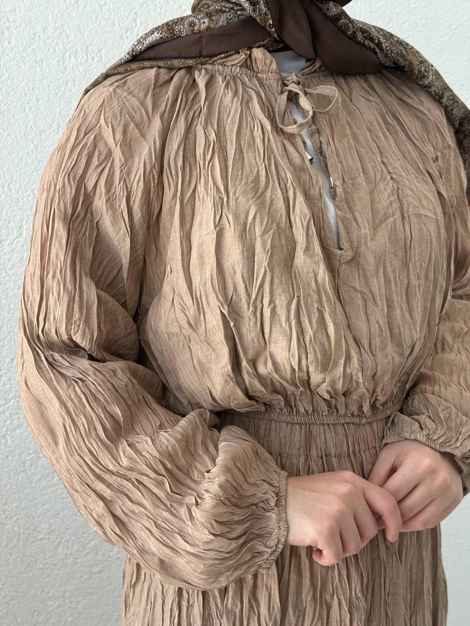 KraşHm Model Etekli Takım 4096 - Koyu vizon