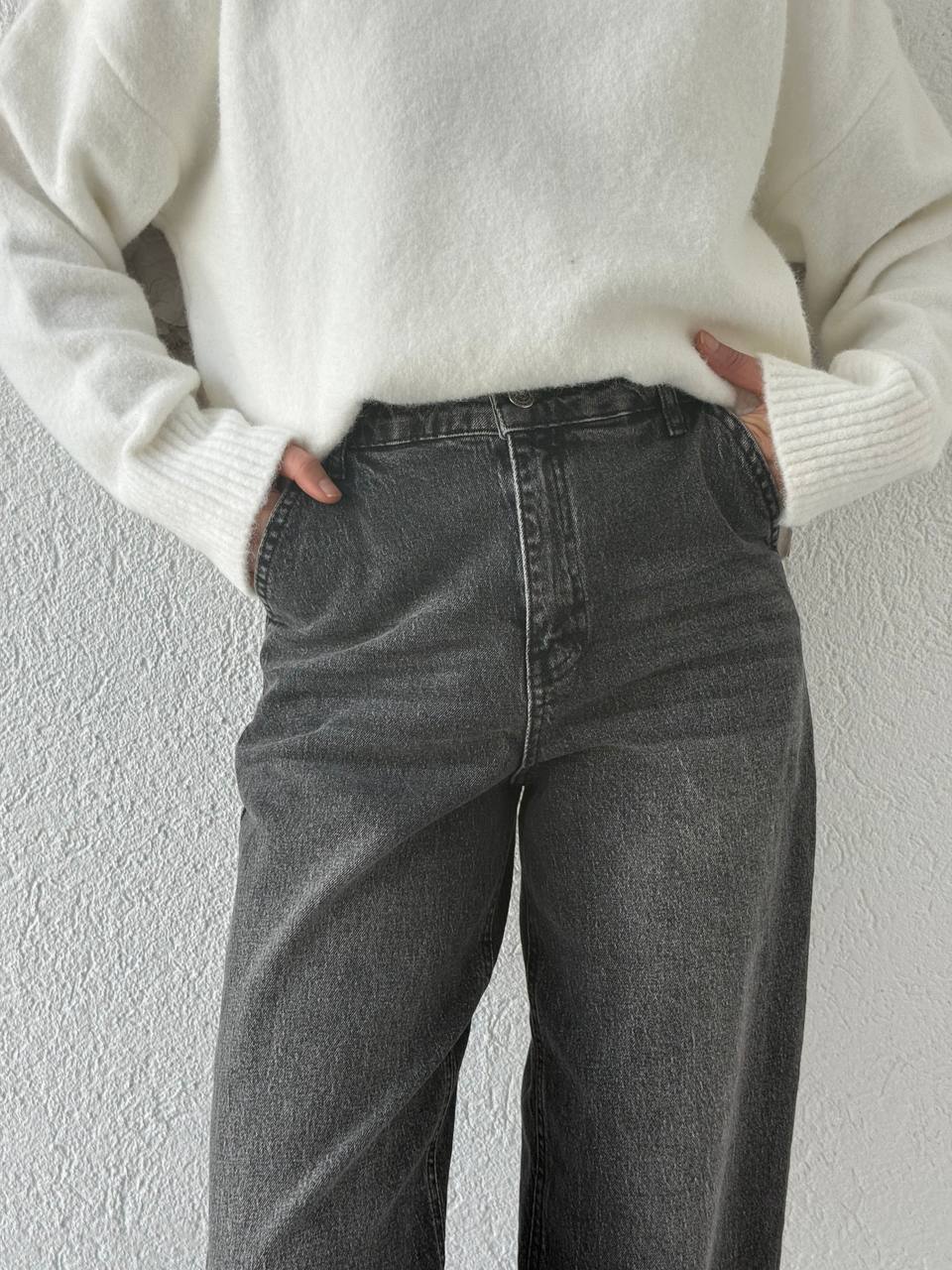 Pamuk Bagy Kot Pantolon 3001 - Gri