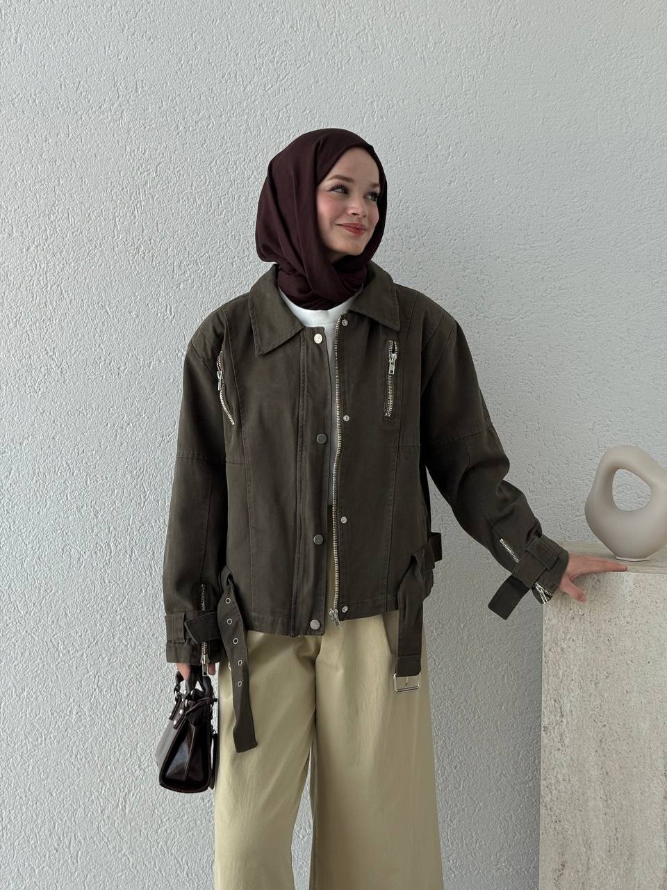 Gabardin Vatkalı Bamber Ceket NM