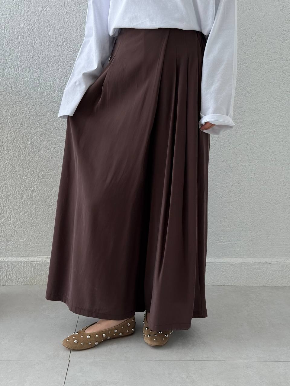 Tencel Etek Görünümlü Pantolon 51204
