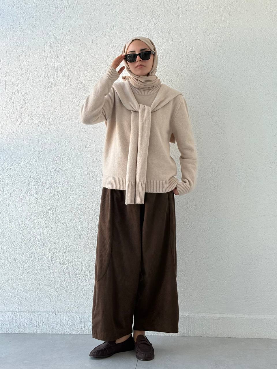 Atkılı Kısa Kazak NM - Vizon