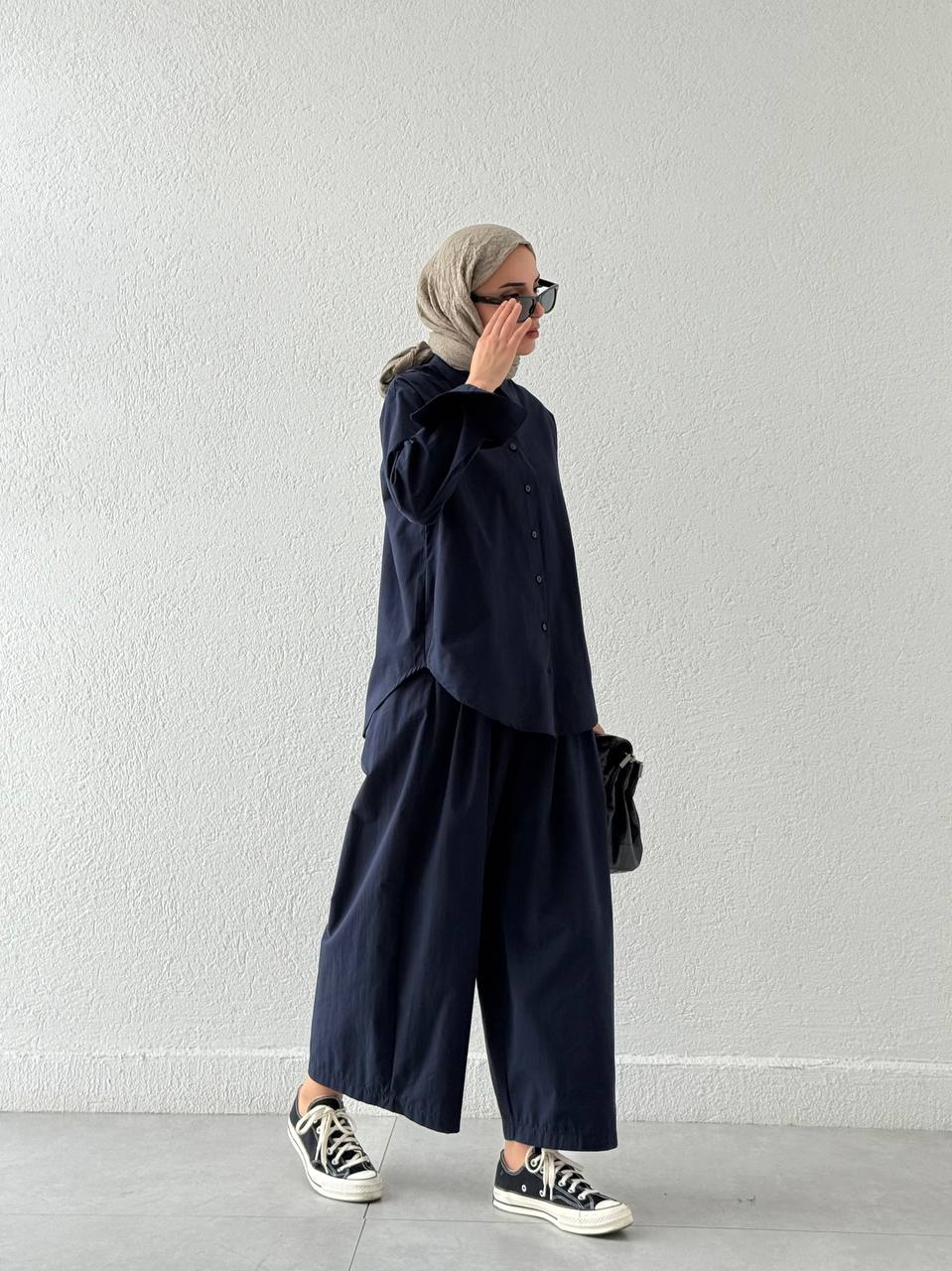Poplin Etek Pantolonlu Takım 51005 